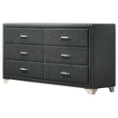  Coaster Furniture Melody 223381KE 6 pc King Panel Bedroom Set IMAGE 3