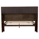  Coaster Furniture Jessica 200719Q Wood Queen LED Storage Bookcase Bed - Cappuccino IMAGE 5