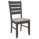  Coaster Furniture Dalila 102721GRY 6 pc Dining Room Set IMAGE 3