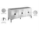 323 Glitz Sideboard/Buffet in Antique Silver