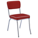 Coaster Furniture Retro 2388-S5R 5 pc dining set IMAGE 3