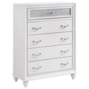  Coaster Furniture Barzini 300843KE-S5 7 pc King Platform Bedroom set IMAGE 6