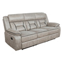  Coaster Furniture Greer 651351-S3 3 pc Reclining Living Room Set IMAGE 3