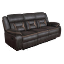  Coaster Furniture Greer 651354-S3 3 pc Reclining Living Room Set IMAGE 2