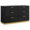  Coaster Furniture Caraway 224781KE-S5 7 pc King Panel Bedroom Set IMAGE 4