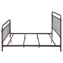  Coaster Furniture Livingston 300399KE Metal Eastern King Open Frame Bed - Dark Bronze IMAGE 4