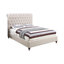  Size_Queen --  Coaster Furniture Devon Upholstered Panel Bed IMAGE 1