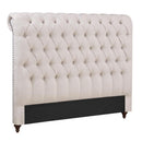  Size_Queen --  Coaster Furniture Devon Upholstered Panel Bed IMAGE 2