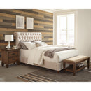  Size_Queen --  Coaster Furniture Devon Upholstered Panel Bed IMAGE 4