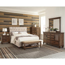  Size_Queen --  Coaster Furniture Devon Upholstered Panel Bed IMAGE 5