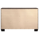  Coaster Furniture Kauffman 204193 6-Drawer Dresser - Washed Taupe IMAGE 6