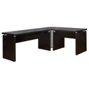  Coaster Furniture Skylar 800892 39-inch Engineered Wood Writing Desk - Cappuccino IMAGE 3