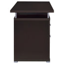  Coaster Furniture Tracy 800107 55-inch 2-Drawer Office Computer Desk - Cappuccino IMAGE 8