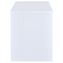  Coaster Furniture Irving 800110 47-inch 2-Drawer Office Computer Desk - White IMAGE 8