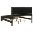  Size_King -- Kauffman 204391KE Wood Eastern King Panel Bed - Dark Cocoa IMAGE 4