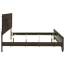  Size_King -- Kauffman 204391KE Wood Eastern King Panel Bed - Dark Cocoa IMAGE 5