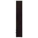  Coaster Furniture Skylar 800905 71-inch 5-shelf Bookcase with Drawer - Cappuccino IMAGE 5