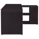  Coaster Furniture Yvette 800517 60-inch 3-Drawer L-Shape Computer Desk - Cappuccino IMAGE 8