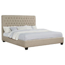  Size_King -- Coaster Furniture Chloe Upholstered Panel Bed IMAGE 2