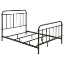  Coaster Furniture Livingston 300399F Metal Full Open Frame Bed - Dark Bronze IMAGE 1