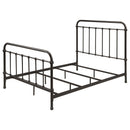  Coaster Furniture Livingston 300399F Metal Full Open Frame Bed - Dark Bronze IMAGE 3
