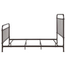  Coaster Furniture Livingston 300399Q Metal Queen Open Frame Bed - Dark Bronze IMAGE 4