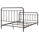  Coaster Furniture Livingston 300399Q Metal Queen Open Frame Bed - Dark Bronze IMAGE 7