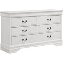  Coaster Furniture Louis Philippe 202441T-S4 6 pc Twin Sleigh Bedroom Set IMAGE 4