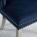 D2082 DARK NAVY VELVET DINING CHAIR