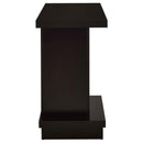  Coaster Furniture Reston 705169 Engineered Wood Pedestal Console Table - Cappuccino IMAGE 5