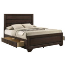  Size_Queen -- Coaster Furniture Kauffman Panel Bed with Storage IMAGE 4