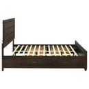  Size_Queen -- Coaster Furniture Kauffman Panel Bed with Storage IMAGE 8