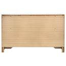  Coaster Furniture Miranda 205113 7-Drawer Dresser - White IMAGE 6