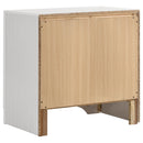  Coaster Furniture Miranda 205112 2-Drawer Nightstand - White IMAGE 6