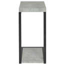  Coaster Furniture Beck 902933 Engineered Wood C-Shape Sofa Side Table - Cement IMAGE 4