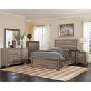 Size_King -- Kauffman 204190KE Wood Eastern King Storage Panel Bed - Washed Taupe IMAGE 12