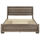  Size_King -- Kauffman 204190KE Wood Eastern King Storage Panel Bed - Washed Taupe IMAGE 5