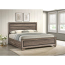  Size_King -- Kauffman 204190KE Wood Eastern King Storage Panel Bed - Washed Taupe IMAGE 9