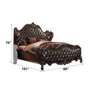  Size_California King -- Acme Furniture Versailles Upholstered Panel Bed IMAGE 3