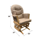 Acme Furniture Rehan 59332 Glider Chair & Ottoman IMAGE 7