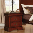  Acme Furniture Louis Philippe III 2-Drawer Nightstand 19523 IMAGE 1