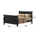  Size_Queen -- Acme Furniture Louis Philippe III Sleigh Bed IMAGE 4