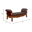  Acme Furniture Vendome 96490 Bench IMAGE 2
