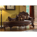  Acme Furniture Vendome 96491 Chaise with 2 Pillows IMAGE 1