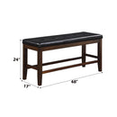  Acme Furniture Urbana 74634 Counter Height Bench IMAGE 4