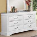  Acme Furniture Louis Philippe III 6-Drawer Dresser 24505 IMAGE 1