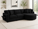 ElvaBlack SECTIONAL