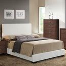  Acme Furniture Ireland Queen Upholstered Platform Bed 14390Q IMAGE 3