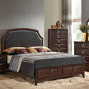  Acme Furniture Lancaster Queen Upholstered Panel Bed with Storage 24570Q IMAGE 2
