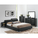  Acme Furniture Manjot Queen Upholstered Platform Bed with Storage 20750Q IMAGE 1